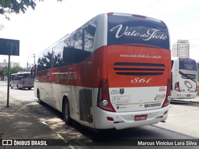 Viação Vale do Tietê 861 na cidade de São Paulo, São Paulo, Brasil, por Marcus Vinicius Lara Silva. Número da foto: #7336617.