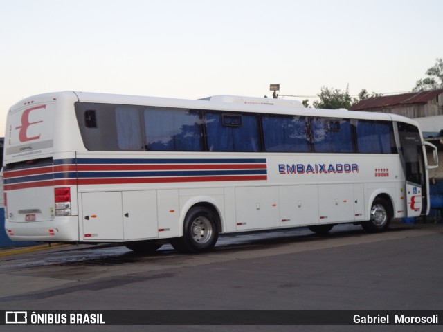 Expresso Embaixador 318 na cidade de Santana do Livramento, Rio Grande do Sul, Brasil, por Gabriel  Morosoli. Número da foto: #7338092.