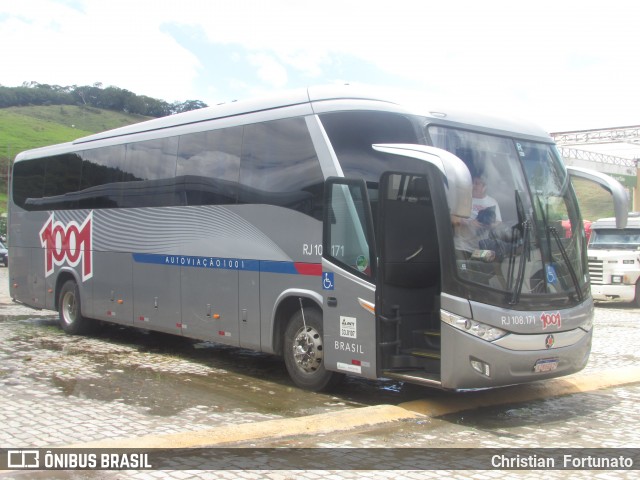 Auto Viação 1001 RJ 108.171 na cidade de Muriaé, Minas Gerais, Brasil, por Christian  Fortunato. ID da foto: 7337385.