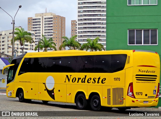 Viação Nordeste 1970 na cidade de Fortaleza, Ceará, Brasil, por Luciano Tavares. ID da foto: 7336200.