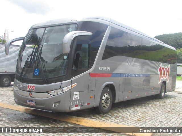 Auto Viação 1001 RJ 108.171 na cidade de Muriaé, Minas Gerais, Brasil, por Christian  Fortunato. ID da foto: 7337379.