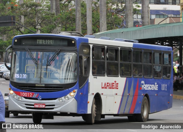 Viação Presidente Lafaiete 10012 na cidade de Conselheiro Lafaiete, Minas Gerais, Brasil, por Rodrigo  Aparecido. Número da foto: #7337381.