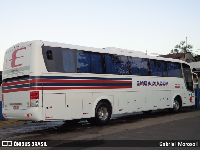 Expresso Embaixador 318 na cidade de Santana do Livramento, Rio Grande do Sul, Brasil, por Gabriel  Morosoli. Número da foto: #7338444.