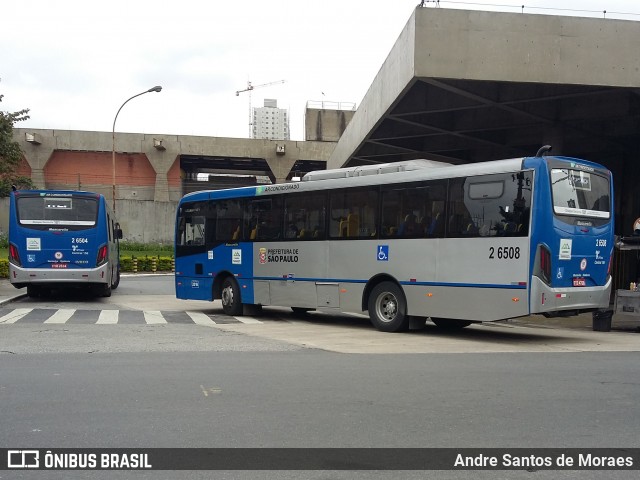 Transcooper > Norte Buss 2 6508 na cidade de São Paulo, São Paulo, Brasil, por Andre Santos de Moraes. ID da foto: 7339728.