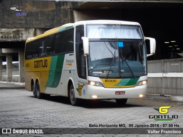 Empresa Gontijo de Transportes 16000 na cidade de Belo Horizonte, Minas Gerais, Brasil, por Valter Francisco. Número da foto: #7339217.