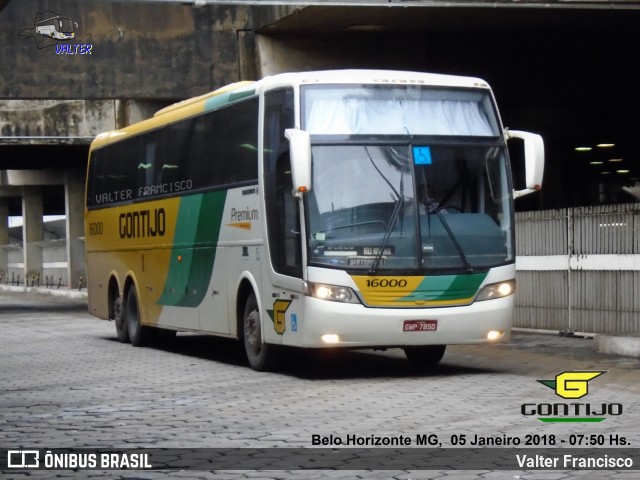 Empresa Gontijo de Transportes 16000 na cidade de Belo Horizonte, Minas Gerais, Brasil, por Valter Francisco. ID da foto: 7339217.