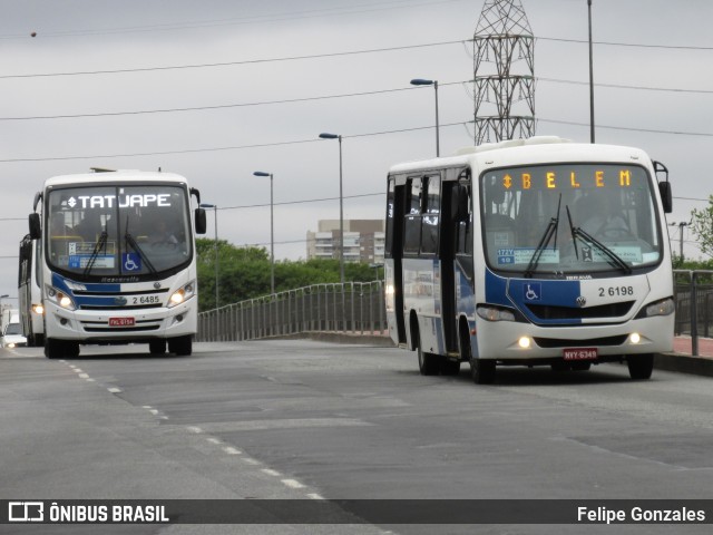 Transcooper > Norte Buss 2 6198 na cidade de São Paulo, São Paulo, Brasil, por Felipe Gonzales. Número da foto: #7339949.