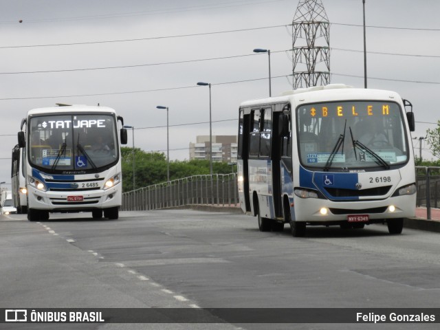 Transcooper > Norte Buss 2 6198 na cidade de São Paulo, São Paulo, Brasil, por Felipe Gonzales. ID da foto: 7339949.