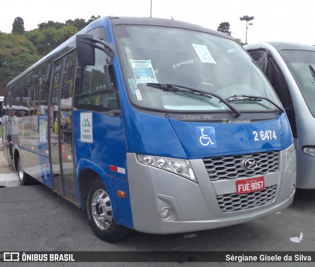 Transcooper > Norte Buss 2 6474 na cidade de São Paulo, São Paulo, Brasil, por Sérgiane Gisele da Silva. Número da foto: #7338328.