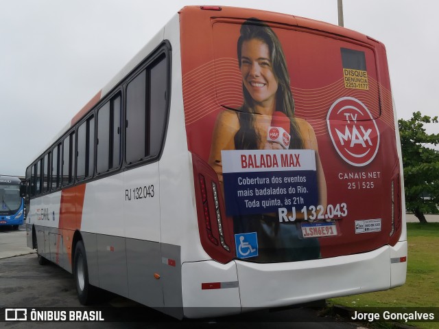 Evanil Transportes e Turismo RJ 132.043 na cidade de Rio de Janeiro, Rio de Janeiro, Brasil, por Jorge Gonçalves. Número da foto: #7286060.