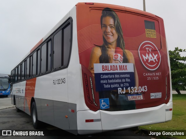 Evanil Transportes e Turismo RJ 132.043 na cidade de Rio de Janeiro, Rio de Janeiro, Brasil, por Jorge Gonçalves. ID da foto: 7286060.