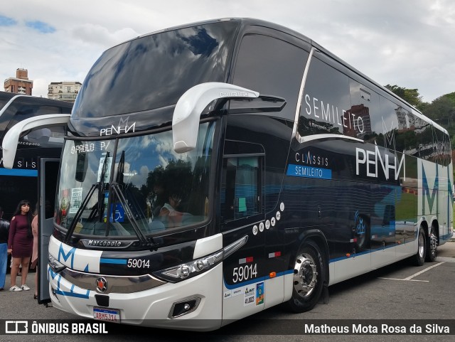 Empresa de Ônibus Nossa Senhora da Penha 59014 na cidade de São Paulo, São Paulo, Brasil, por Matheus Mota Rosa da Silva. ID da foto: 7285617.