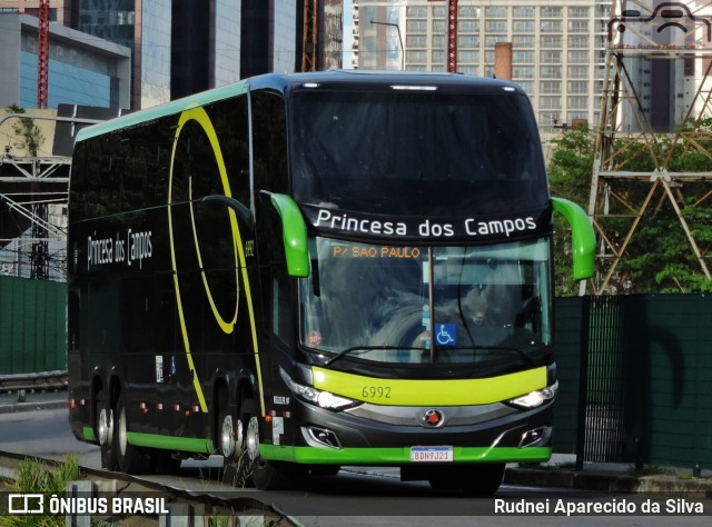 Expresso Princesa dos Campos 6992 na cidade de São Paulo, São Paulo, Brasil, por Rudnei Aparecido da Silva. ID da foto: 7287555.