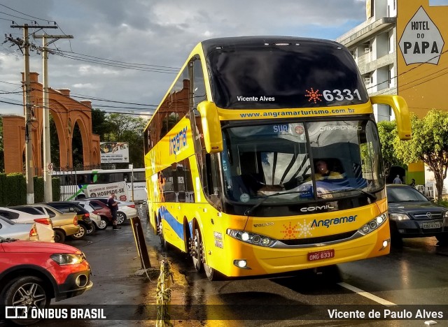 Angramar Turismo 6331 na cidade de Aparecida, São Paulo, Brasil, por Vicente de Paulo Alves. ID da foto: 7286055.