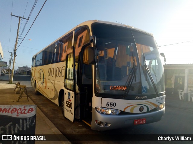 Expresso São José 550 na cidade de Palmares do Sul, Rio Grande do Sul, Brasil, por Charlys William. Número da foto: #7285626.