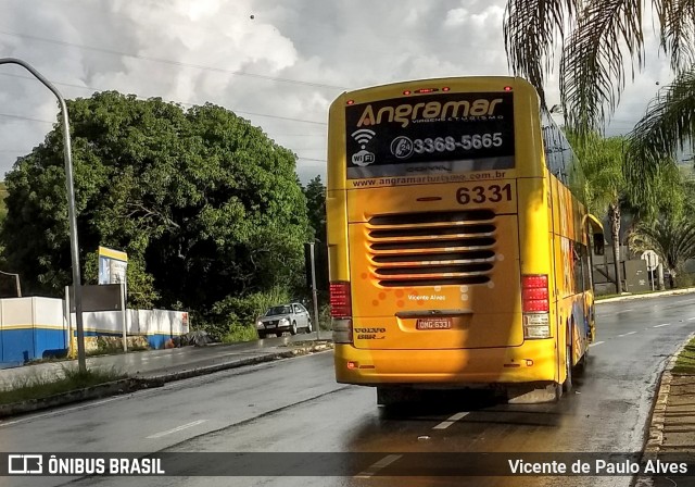 Angramar Turismo 6331 na cidade de Aparecida, São Paulo, Brasil, por Vicente de Paulo Alves. Número da foto: #7286058.