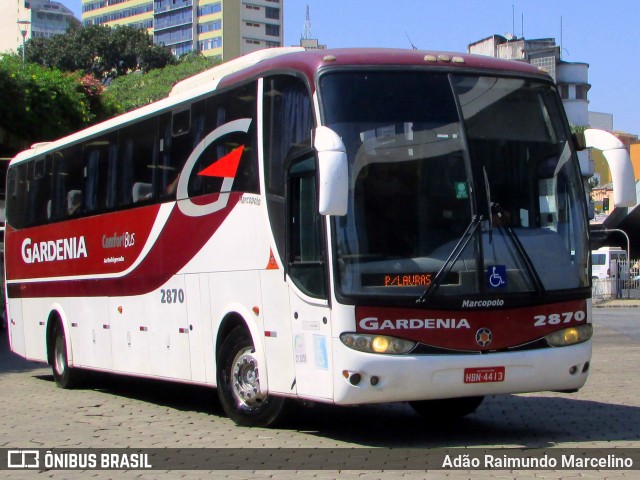 Expresso Gardenia 2870 na cidade de Belo Horizonte, Minas Gerais, Brasil, por Adão Raimundo Marcelino. ID da foto: 7288477.