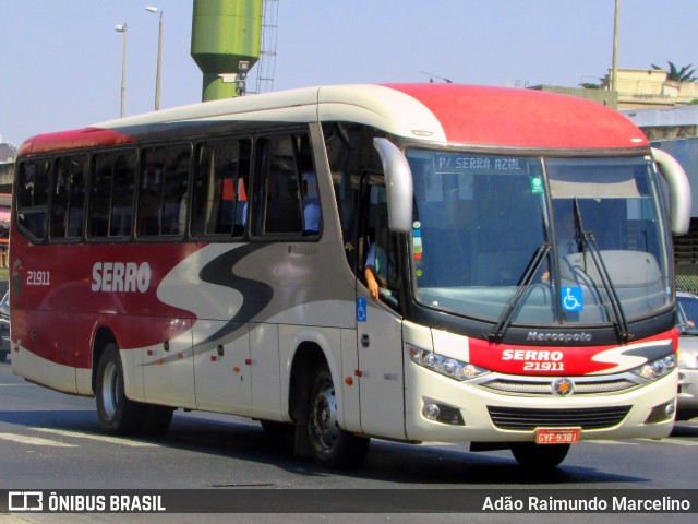 Viação Serro 21911 na cidade de Belo Horizonte, Minas Gerais, Brasil, por Adão Raimundo Marcelino. ID da foto: 7288531.