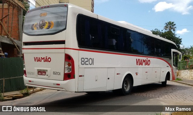 Empresa de Transporte Coletivo Viamão 8201 na cidade de Viamão, Rio Grande do Sul, Brasil, por Max Ramos. ID da foto: 7287326.