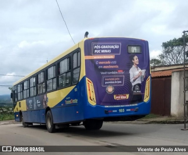 Trancid - Transporte Cidade de Divinópolis 165 na cidade de Divinópolis, Minas Gerais, Brasil, por Vicente de Paulo Alves. Número da foto: #7286099.
