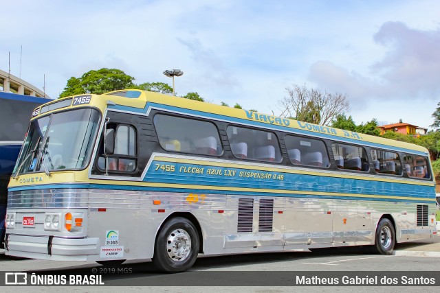 Viação Cometa 7455 na cidade de São Paulo, São Paulo, Brasil, por Matheus Gabriel dos Santos. Número da foto: #7288352.
