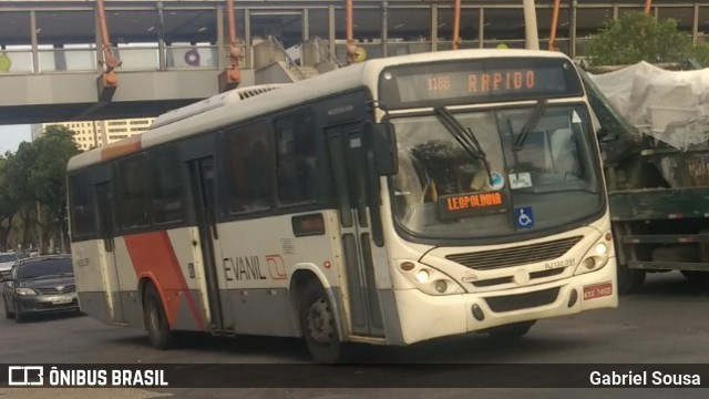 Evanil Transportes e Turismo RJ 132.091 na cidade de Rio de Janeiro, Rio de Janeiro, Brasil, por Gabriel Sousa. ID da foto: 7286850.