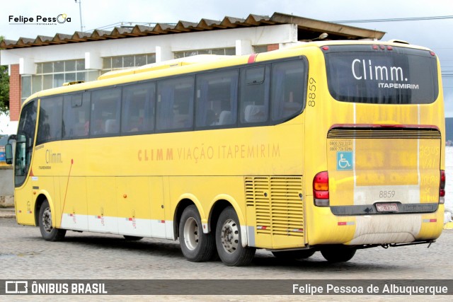 Viação Itapemirim 8859 na cidade de Vitória da Conquista, Bahia, Brasil, por Felipe Pessoa de Albuquerque. Número da foto: #7287649.