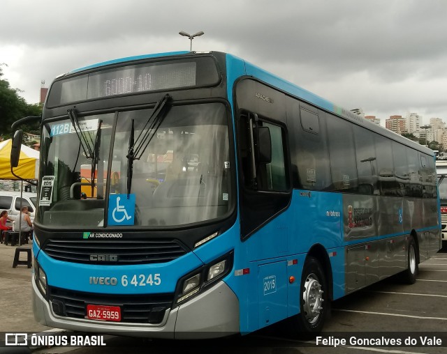 Viação Paratodos > São Jorge > Metropolitana São Paulo > Mobibrasil 6 4245 na cidade de São Paulo, São Paulo, Brasil, por Felipe Goncalves do Vale. Número da foto: #7287864.