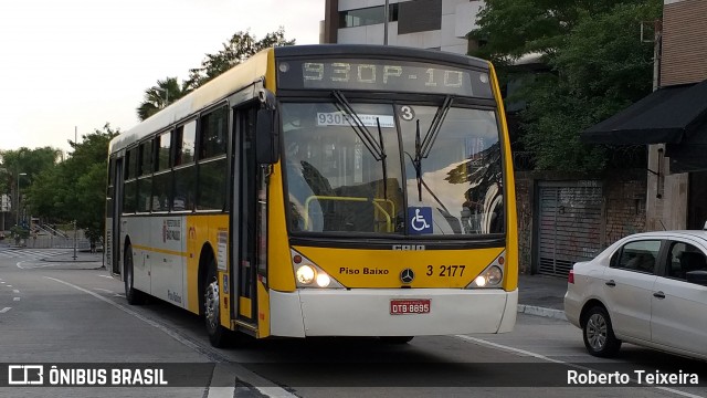 Viação Metrópole Paulista - Zona Leste 3 2177 na cidade de São Paulo, São Paulo, Brasil, por Roberto Teixeira. ID da foto: 7288809.