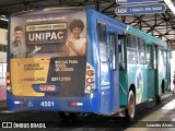 Viação Sorriso de Minas 4501 na cidade de Uberlândia, Minas Gerais, Brasil, por Leandro Alves. Número da foto: #:id.