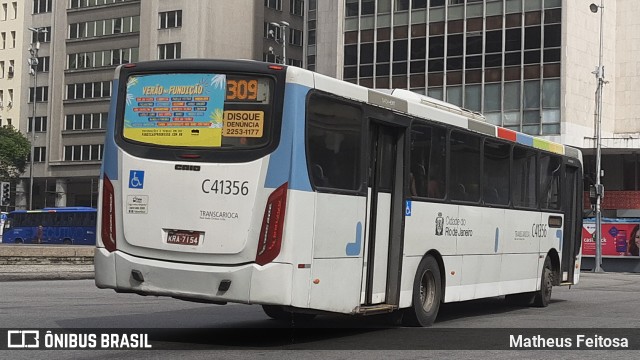 Real Auto Ônibus C41356 na cidade de Rio de Janeiro, Rio de Janeiro, Brasil, por Matheus Feitosa . Número da foto: #7343060.