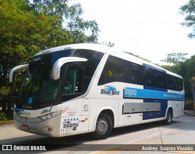 Auto Viação Bragança 11007 na cidade de São Paulo, São Paulo, Brasil, por Andrey  Soares Vassão. ID da foto: 7341132.