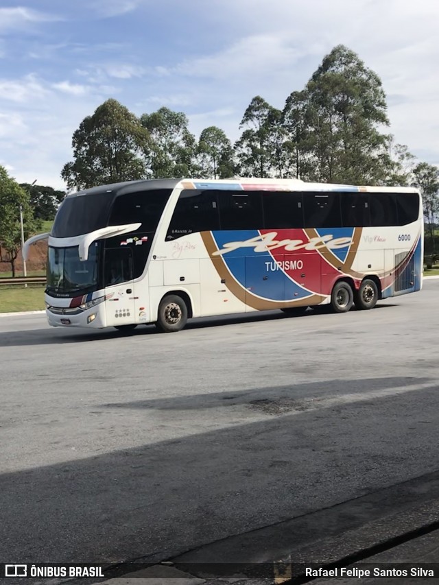 Arte Transportes e Turismo 6000 na cidade de Oliveira, Minas Gerais, Brasil, por Rafael Felipe Santos Silva. Número da foto: #7343588.