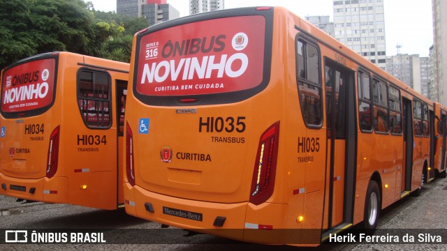 Auto Viação Redentor Hi035 na cidade de Curitiba, Paraná, Brasil, por Herik Ferreira da Silva. ID da foto: 7341406.