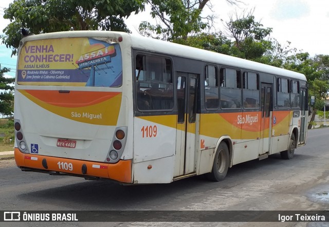 Transportes Urbanos São Miguel de Ilhéus 1109 na cidade de Ilhéus, Bahia, Brasil, por Igor Teixeira. Número da foto: #7341359.