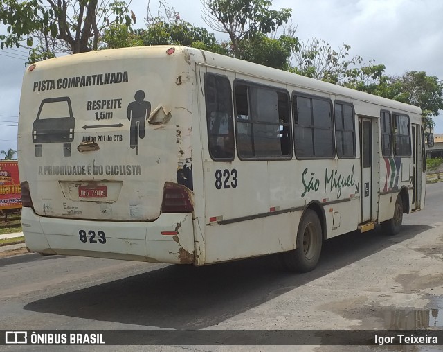 Transportes Urbanos São Miguel de Ilhéus 823 na cidade de Ilhéus, Bahia, Brasil, por Igor Teixeira. ID da foto: 7341349.