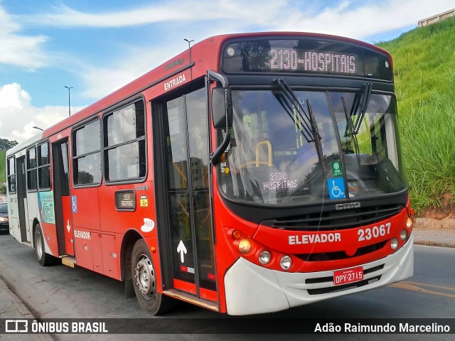 Laguna Auto Ônibus 23067 na cidade de Belo Horizonte, Minas Gerais, Brasil, por Adão Raimundo Marcelino. ID da foto: 7343842.