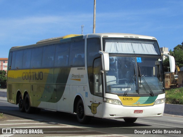 Empresa Gontijo de Transportes 12105 na cidade de Belo Horizonte, Minas Gerais, Brasil, por Douglas Célio Brandao. ID da foto: 7340965.