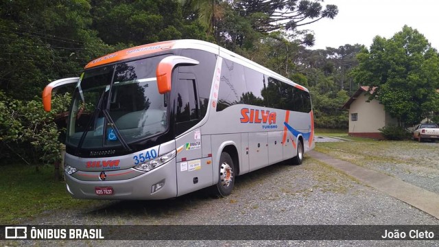 Silva Turismo 3540 na cidade de São Miguel Arcanjo, São Paulo, Brasil, por João Cleto. ID da foto: 7342910.