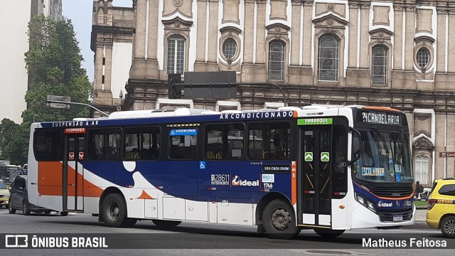 Viação Ideal B28611 na cidade de Rio de Janeiro, Rio de Janeiro, Brasil, por Matheus Feitosa . ID da foto: 7343088.