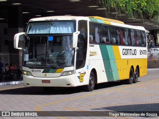 Empresa Gontijo de Transportes 12470 na cidade de Belo Horizonte, Minas Gerais, Brasil, por Tiago Wenceslau de Souza. ID da foto: 7343170.