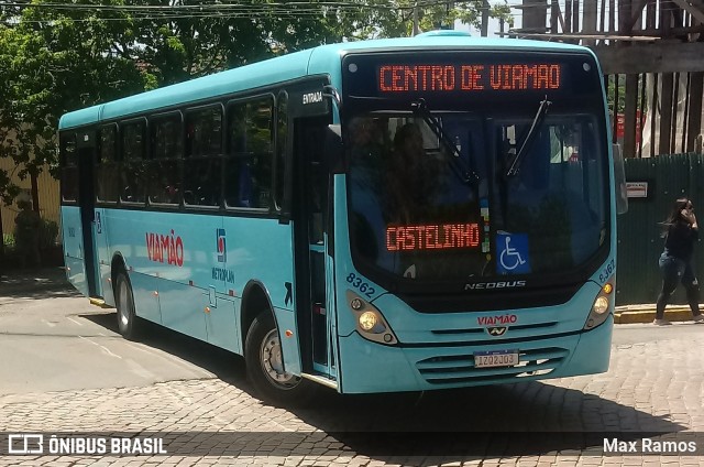 Empresa de Transporte Coletivo Viamão 8362 na cidade de Viamão, Rio Grande do Sul, Brasil, por Max Ramos. Número da foto: #7341754.
