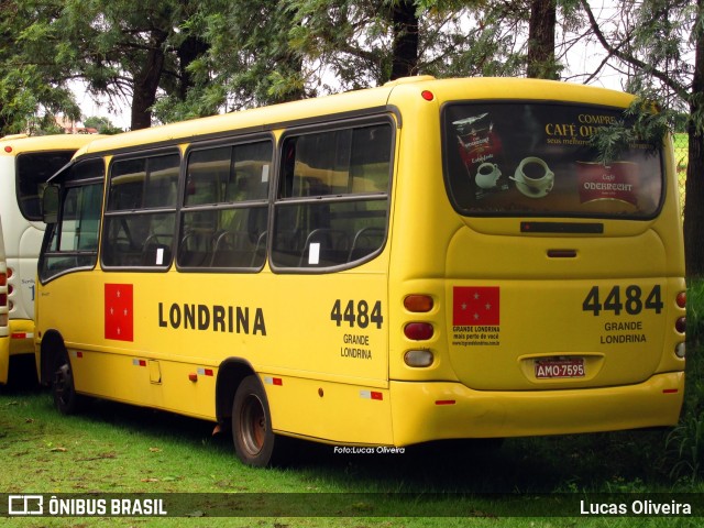 TCGL - Transportes Coletivos Grande Londrina 4484 na cidade de Londrina, Paraná, Brasil, por Lucas Oliveira . Número da foto: #7345890.