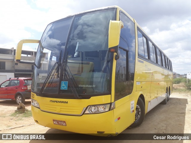 Viação Itapemirim 9035 na cidade de Surubim, Pernambuco, Brasil, por Cesar Rodrigues. Número da foto: #7344876.