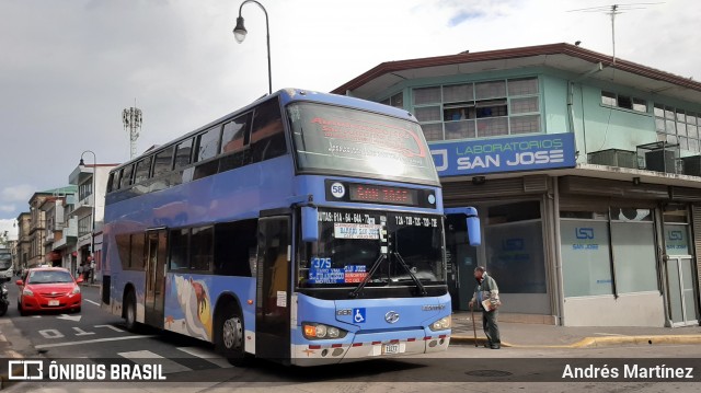 Autotransportes San Antonio 58 na cidade de Catedral, San José, San José, Costa Rica, por Andrés Martínez Rodríguez. ID da foto: 7345725.