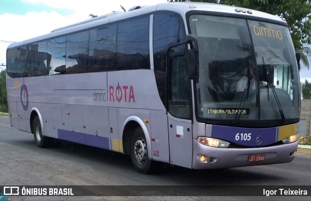 Rota Transportes Rodoviários 6105 na cidade de Ilhéus, Bahia, Brasil, por Igor Teixeira. Número da foto: #7344740.