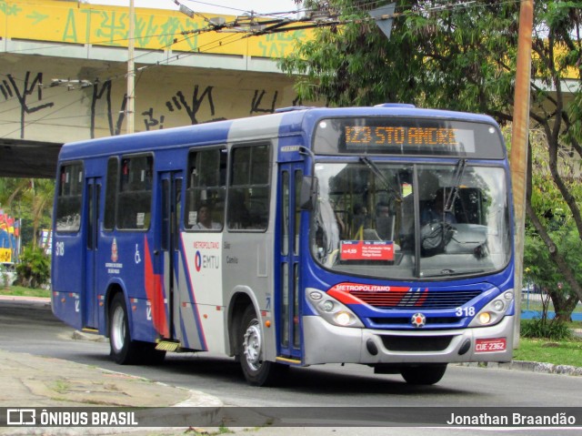 Viação São Camilo 318 na cidade de Santo André, São Paulo, Brasil, por Jonathan Braandão. Número da foto: #7346042.