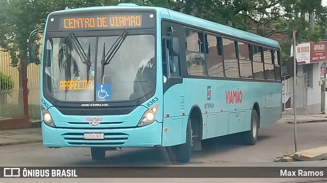 Empresa de Transporte Coletivo Viamão 8363 na cidade de Viamão, Rio Grande do Sul, Brasil, por Max Ramos. Número da foto: #7344552.