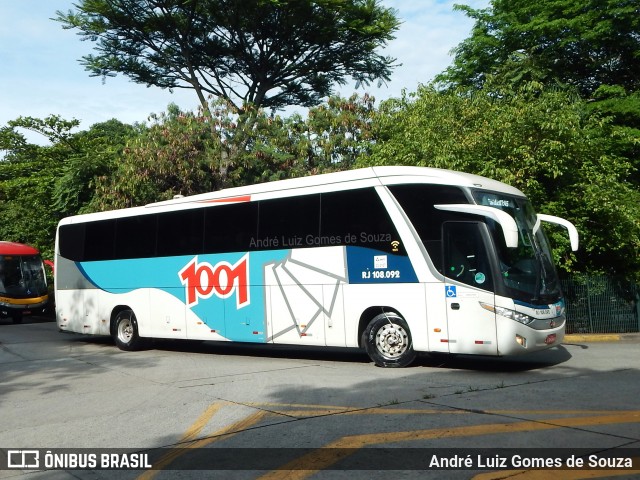 Auto Viação 1001 RJ 108.092 na cidade de São Paulo, São Paulo, Brasil, por André Luiz Gomes de Souza. ID da foto: 7346395.