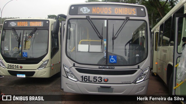 Viação Tamandaré 16l53 na cidade de Curitiba, Paraná, Brasil, por Herik Ferreira da Silva. ID da foto: 7344791.